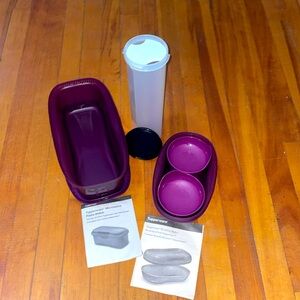 Tupperware Microwave Set- Pasta and Breakfast with Spaghetti container!